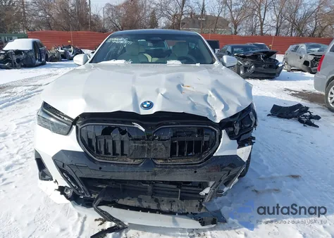 2025 BMW 550E xDrive from USA, damaged, VIN WBA13FK03SCT85659